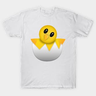 Hatching baby chick Emoji T-Shirt